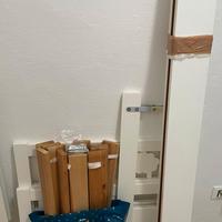 Lettino Ikea Kritter in legno bianco