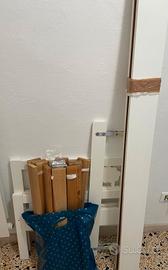 Lettino Ikea Kritter in legno bianco