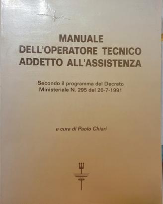 Manuale dell'operatore tecnico addetto all'assiste