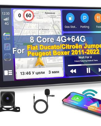 Autoradio Android 9” per Ducato/Jumper/Boxer