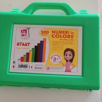 Numeri in colore per bambini di 3anni+