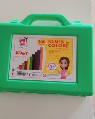 Numeri in colore per bambini di 3anni+