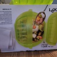 Lekue steam case e cuociriso per cottura in microo