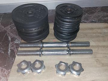 Set manubri ghisa + dischi