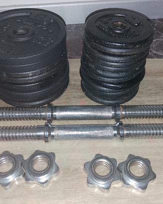 Set manubri ghisa + dischi