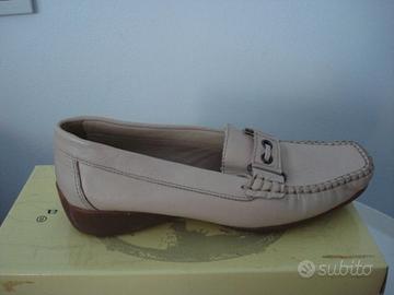 scarpe mocassini in vera pelle