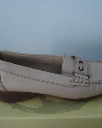 scarpe mocassini in vera pelle