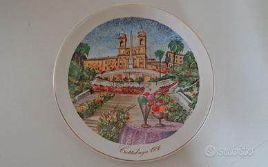 Fabrizio Cattabriga Piatto in Capodimonte del 1986