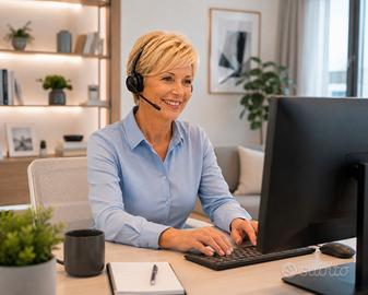Operatrice Telefonica Telemarketing Smart Working