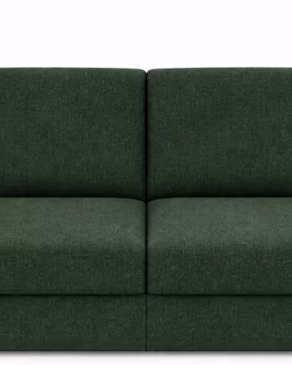 DIVANO LETTO COLORE VERDE BOSCO  SFODERABILE