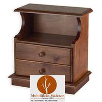 Mobili Rustici Country Comodino 2 Cassetti 5001