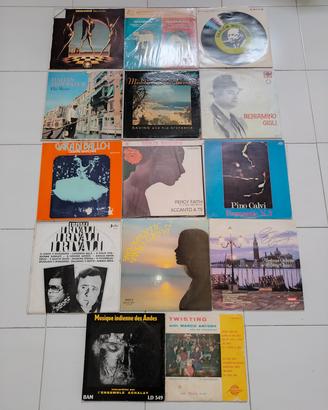 Lotto 14 Vinili LP 33 giri Vintage Enzo di Domenic