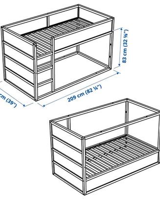 Letto Reversibile per Bambini IKEA Kura