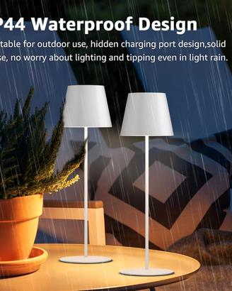 MALUX 2 pezzo Lampada da tavolo a LED senza fili