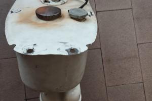 Serbatoio vintage con mix vespa px 200