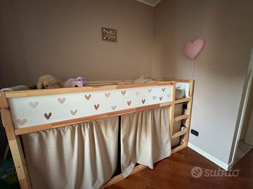 Letto ikea modello Kura compreso materasso