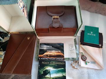 Rolex scatola/corredo Submariner 16808 in oro