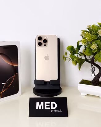 iPhone 16 Pro Max 256GB ORO Garanzia Fattura Apple
