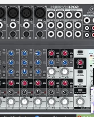 mixer Behringer XENYX 1202  12 ingressi a 2 bus