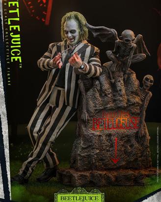 Beetlejuice 1/6 hot toys nuovo mai esposto