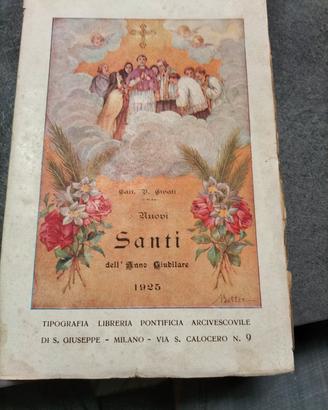 Raro Libretto Centenario "i nuovi santi" 1925 Mila