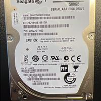 Hdd laptop 500gb serial ata