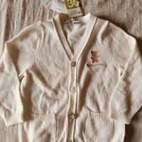 2 cardigan caldi per bambina 9-12 mesi e 12 mesi