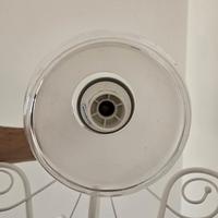 Lampadario pendente 5 luci stile moderno bianco