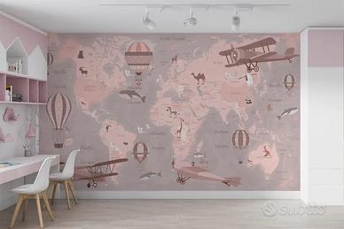 Carta da parati cameretta uWalls