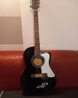 Chitarra acustica amplificata