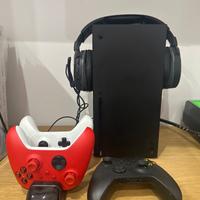 Xbox X 1 TB + 3 joystick + caricatore  + Cuffie