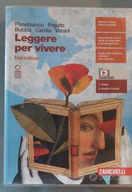 libro Leggere per vivere Narrativa 