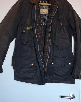 Barbour international suit