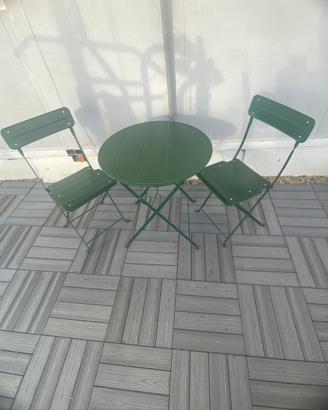 Tavoli e sedie pieghevoli