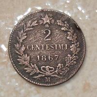 2 centesimi 1867
