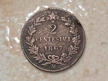 2 centesimi 1867
