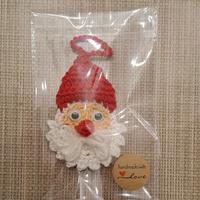 Babbo Natale decorazione fatto a mano ad uncinetto