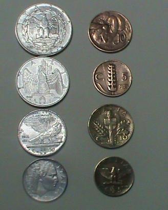 MONETE DEL REGNO D'ITALIA DAL 1921 AL 1941