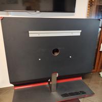 porta TV in vetro satinato