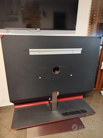 porta TV in vetro satinato