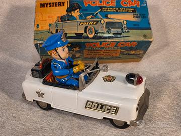 Auto polizia a batteria anni '50 Nomura-Giappone 