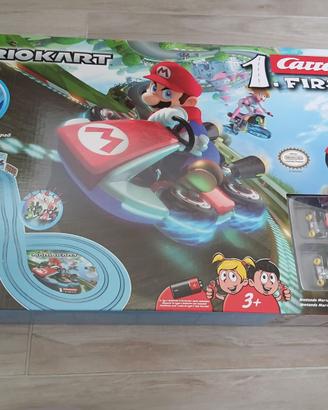 carrera first mario kart nuova, con celophane