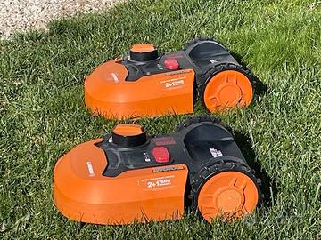 2 Worx Landroid 500 + 2 Garage + Ruote heavy