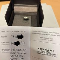 anello trilogy Damiani collez. Luce 0,48 misura 10