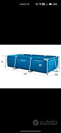 piscina Intex 3m x 2m x 0,70 m  pari nuovo