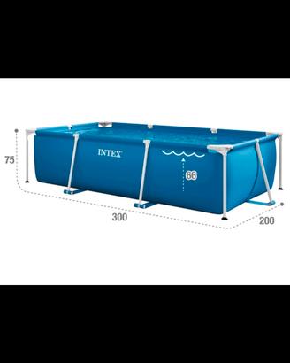 piscina Intex 3m x 2m x 0,70 m  pari nuovo