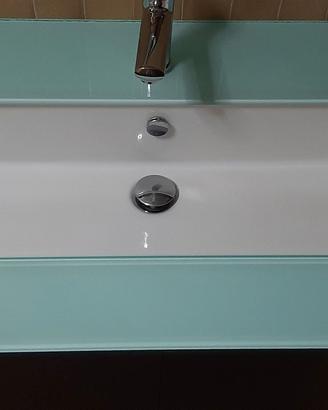 MOBILE LAVABO E COLONNA BAGNO SOSPESI