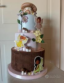 Torta finta per bambina
