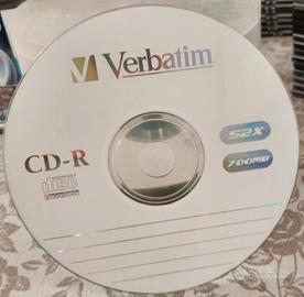 CD Verbatim 52x Vergini a 0,25€ ciascuno 