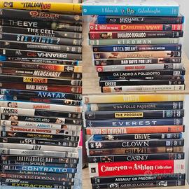 DVD-Bluray collezione circa 200 titoli. leggi info